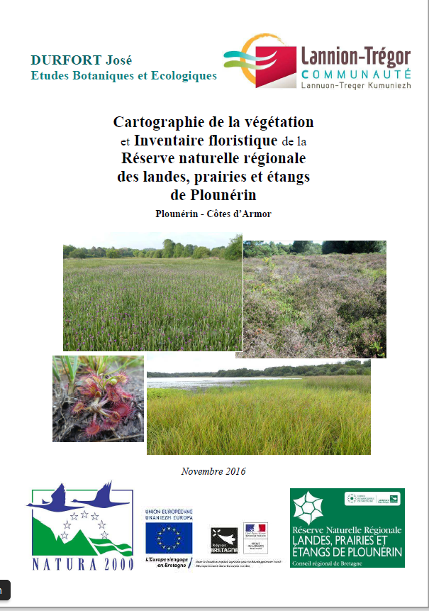 2016_Cartographie de la végétation et Inventaire florisitque