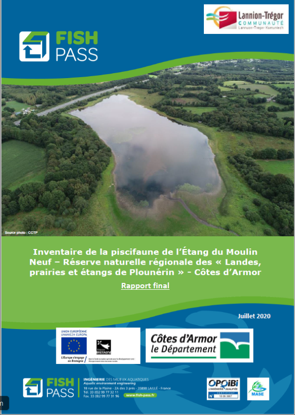 2020 Inventaire piscicole Etang du Moulin Neuf 