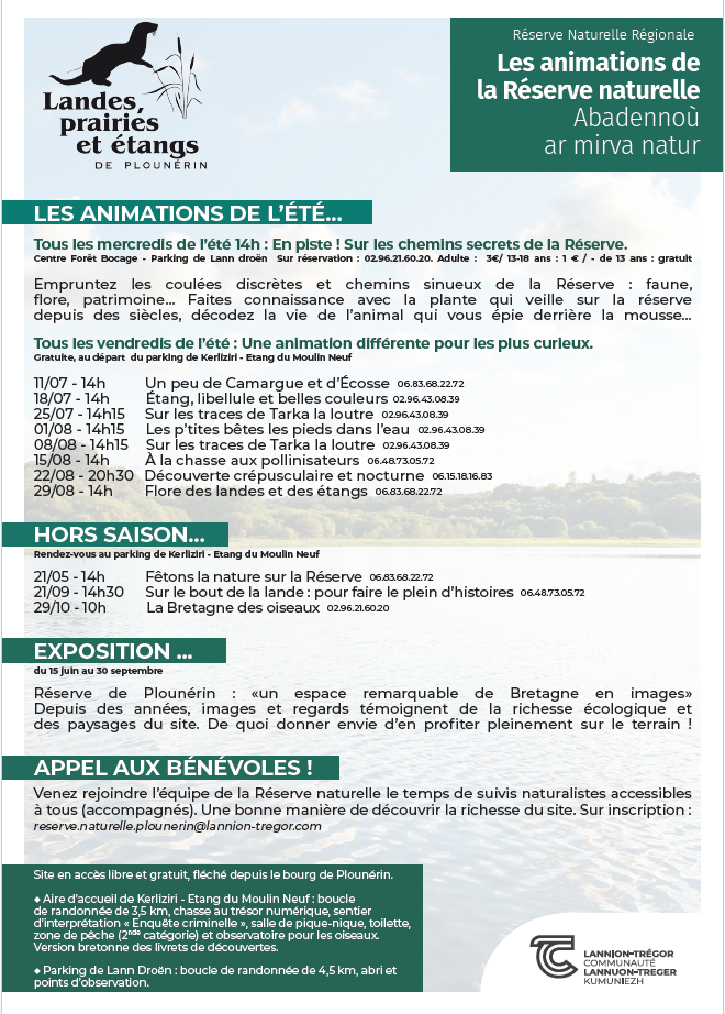 Programme animations nature 2025
