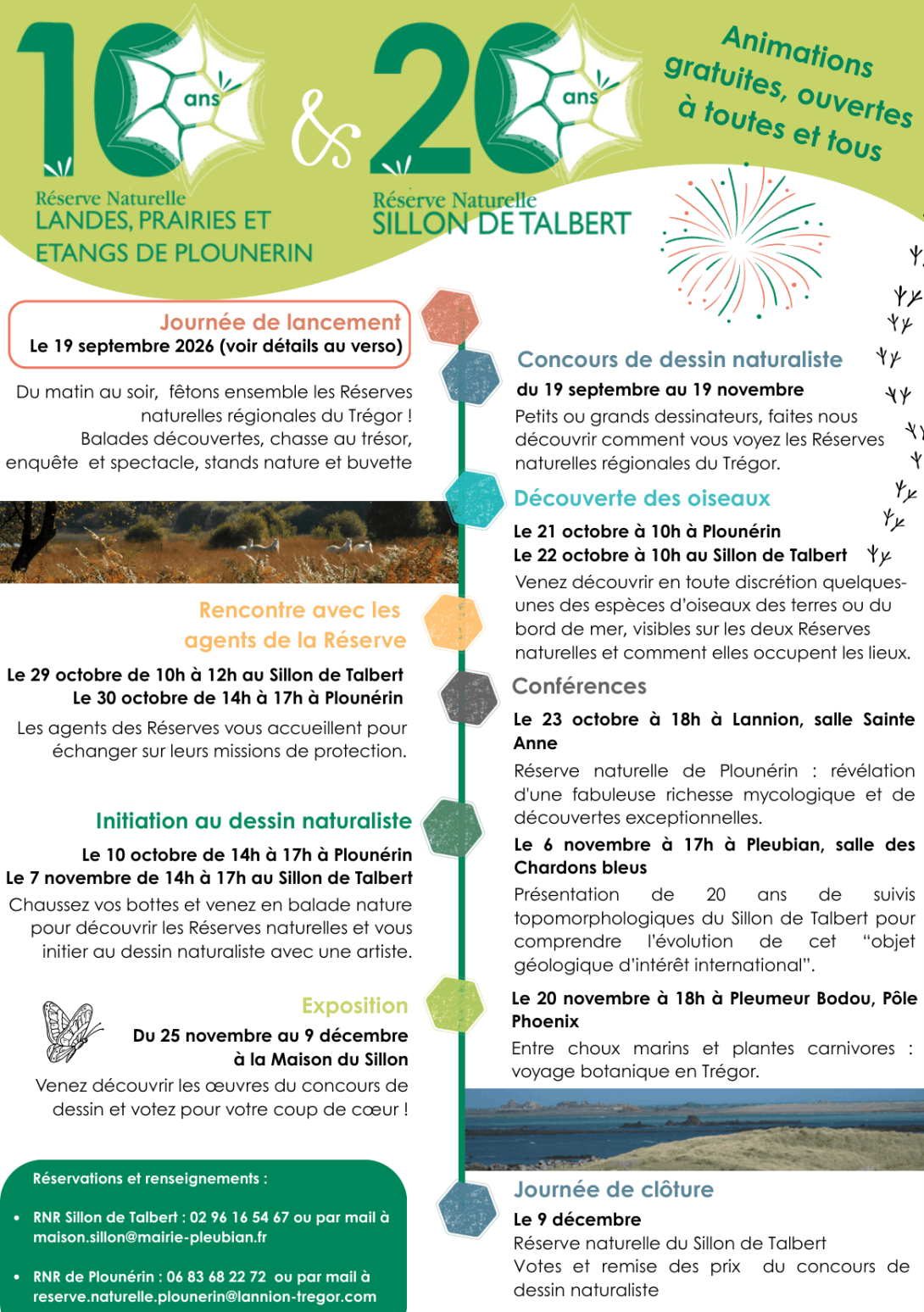 Flyer anniversaire programme